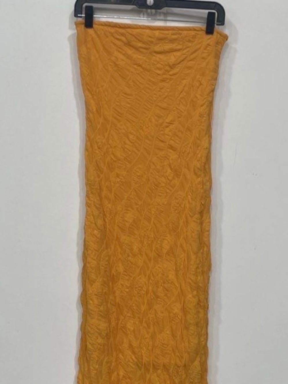Anthropologie Strapless Maxi Tube Dress, Orange, Small